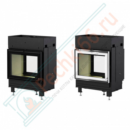 Каминная топка N-20T Exclusive, цвет - белый впереди, черный сзади (Nordpies)