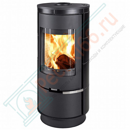 Печь-камин Andorra Standard, черная (Thorma)