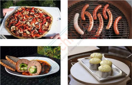 Керамический гриль Junior black (Monolith)