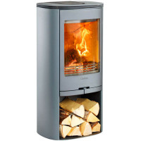 Печь-камин 810:2 Style, верх многослойная сталь, цвет серый (Contura)