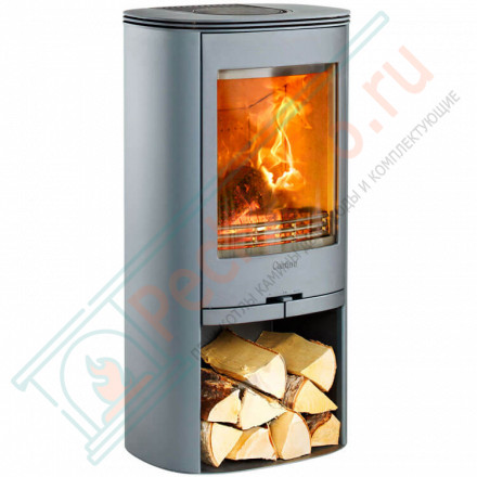 Печь-камин 810:2 Style, верх многослойная сталь, цвет серый (Contura)