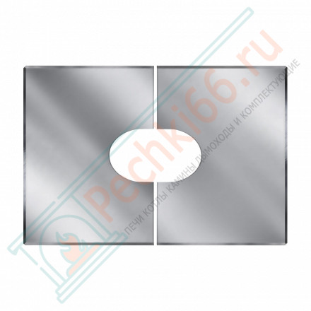 Фланец разрезной 33/45º без изол 720х944 на трубу V50R (AISI-304/0,5) d-104/200 (Вулкан)