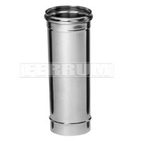 Дымоход L=0,5м (НЕРЖ-430/0,8) d-200 (Ferrum HF)
