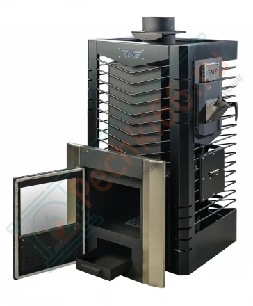 Печь для Русской бани № 06МСП 02 сетка, с парогенератором (Тройка) до 24 м3