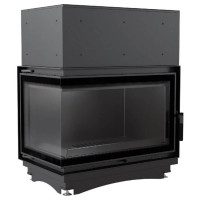 Стальная топка Oliwia/PW/BL/22/BS/W/DECO (Kratki)