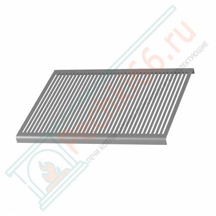 Решетка гриль нерж. 3 мм 485х380 (Везувий)