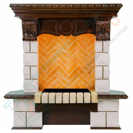 Портал Pierre Luxe - Темный дуб / Шампань (Высота 975мм)