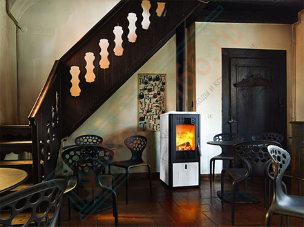 Печь-камин Chari White, цвет белый (MCZ)