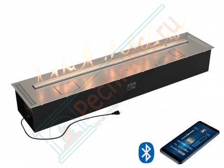 Биокамин автоматический 1300 RC INOX (Good Fire)