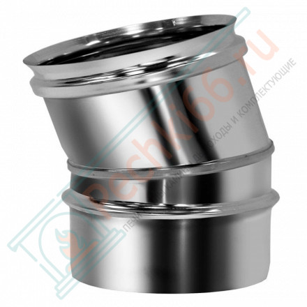 Отвод одностенный 15° (AISI-310S/0,8мм) d-250 (Вулкан)