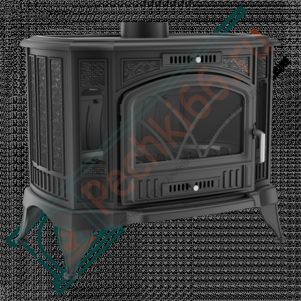 Чугунная печь-камин KOZA K9 ADSR, с регулятором горения (Kratki)