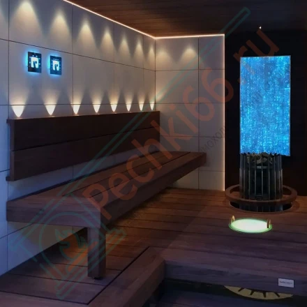 Гигрометр для сауны Cariitti SQ, нерж. сталь, требуется 1 оптоволокно D=2-4 мм