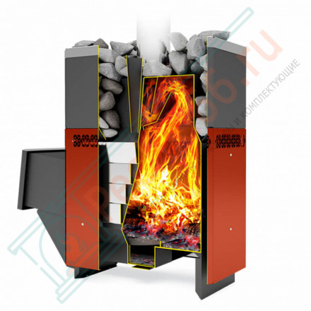 Печь для бани Русь 12 Л ПРОФИ (Теплодар)