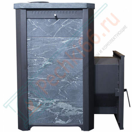 Печь банная Сказка змеевик, удлиненная топка (Варвара)