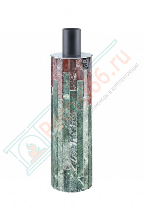 Дымоход - конвектор Змеевик + Россо Леванте, d-115, L=1000 мм (Feringer)