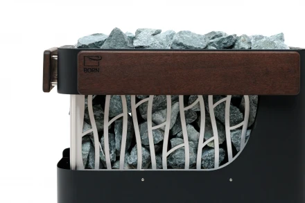 Электрическая печь BORN Stone Black 150E, 15 кВт