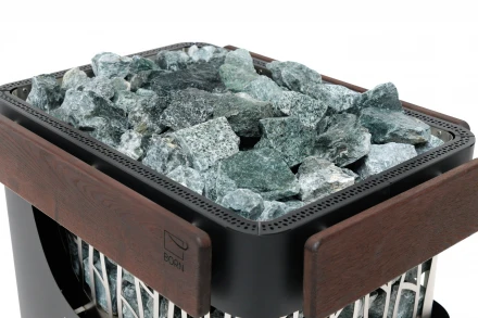 Электрическая печь BORN Stone Black 150E, 15 кВт