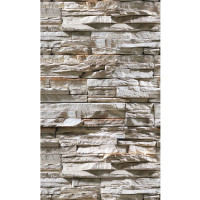 Плита ФАСПАН Дикий камень №1007 Вертикаль 9 мм 1200х600мм (Везувий)