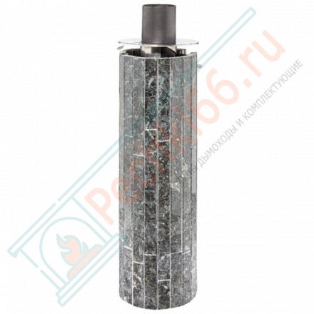 Дымоход - конвектор Пироксенит наборный, d-115, L=1000 мм (Feringer)