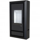 Печь-камин Ignis, черная сталь (Defro-Home) 9кВт