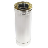 Сэндвич труба Термо ТТ-Р 500 с хомутом  (316-0.8/304-0.5) d-200/300 (ТиС Промо)