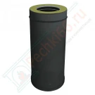 Сэндвич труба V50R с изол L=500 (AISI-321/0,8-ОЦИНК-RAL/0,5) d-115/215 (Вулкан)