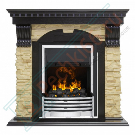 Электрокаминокомплект Dublin - Венге / Сланец с очагом Flagstaff