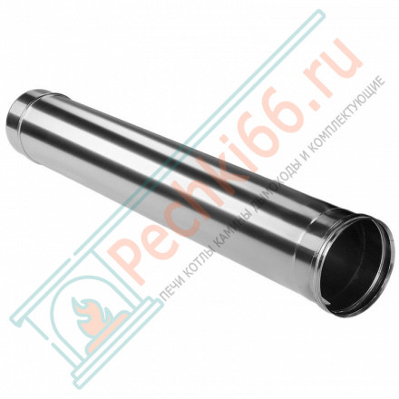 Труба прямая L=1000 без изол (НЕРЖ-321/0,5) d-300 (Дымок-Lux)