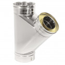 Тройник Термо 45° TРТ-Р+ 2 хомута (310-0.8/304) d-130/230 (ТиС Энерго) Тройник Термо 45° TРТ-Р+ 2 хомута (310-0.8/304) d-130/230 (ТиС Энерго)