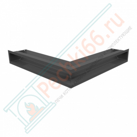 Каминная решетка угловая Luft 56X56X9 графит (Kratki)