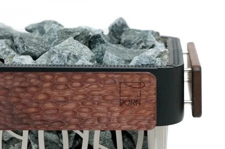 Электрическая печь BORN Stone Black 150E Exclusive, 15 кВт