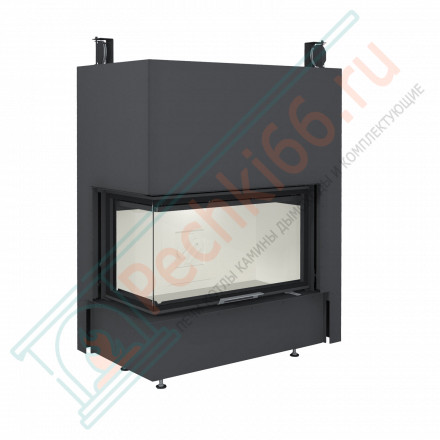 Каминная топка CFL 1000W левая, белый шамот (Stav)