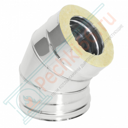 Отвод Термо 45° OT-Р с хомутом (310-0.8/304) d-200/300 (ТиС Энерго)