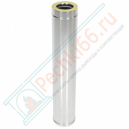 Сэндвич труба Термо ТТ-Р 1000 с хомутом (316-0.8/304-0.5) d-150/250 (ТиС Промо)