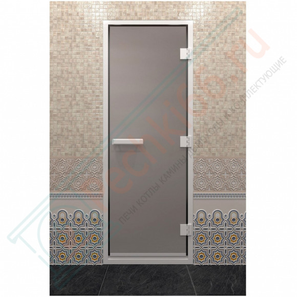 Стеклянная дверь DoorWood Хамам Сатин 210х90 (по коробке) в Волгограде