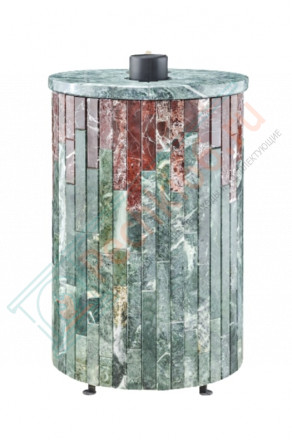 Дровяная банная печь Ферингер УЮТ-18 "Змеевик + Россо Леванте" до 18 м³