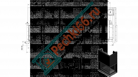 Чугунная топка Maja 8 right BS guillotine (Kratki)