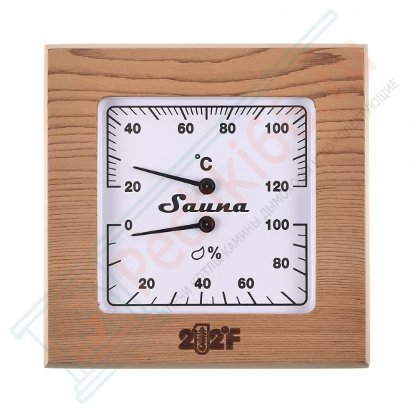 Термогигрометр 11-R квадрат, канадский кедр (212F) в Волгограде