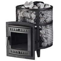 Печь банная Атмосфера-М (Мини) сетка нержавейка (ProMetall)