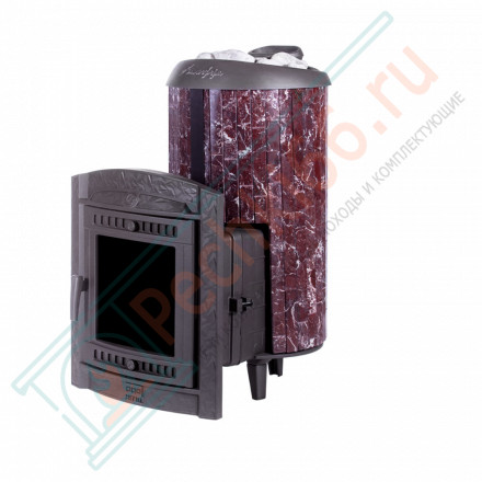 Банная печь Атмосфера XL, ламели "Россо Леванто" (ProMetall)