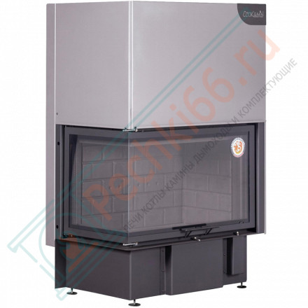 Топка Дельта 800 LB два стекла левая принтинг черный шамот (Экокамин)