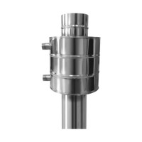 Теплообменник (НЕРЖ-304/0,8мм) 16 л, d-115 мм (Вулкан)