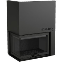Каминная топка Font 700 L G, угловое стекло слева, гильотина (ECHA-TECH) 14 кВт