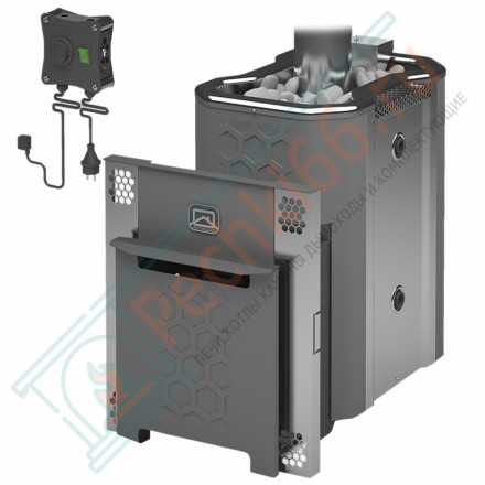 Печь для бани Эльма - 12 ЛГР, с Т/О (Теплодар)