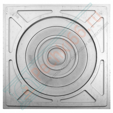 Плита чугунная П1-6, под казан от 8 до 20 л (600x600x26,5) (Рубцовск)
